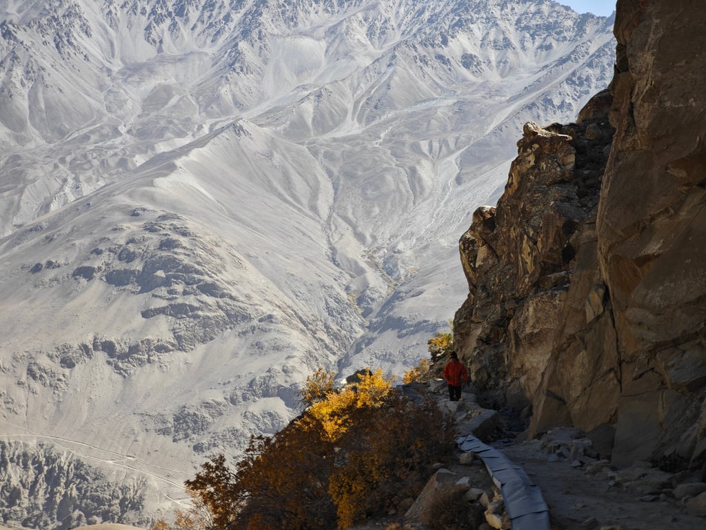 rocky hiking trail