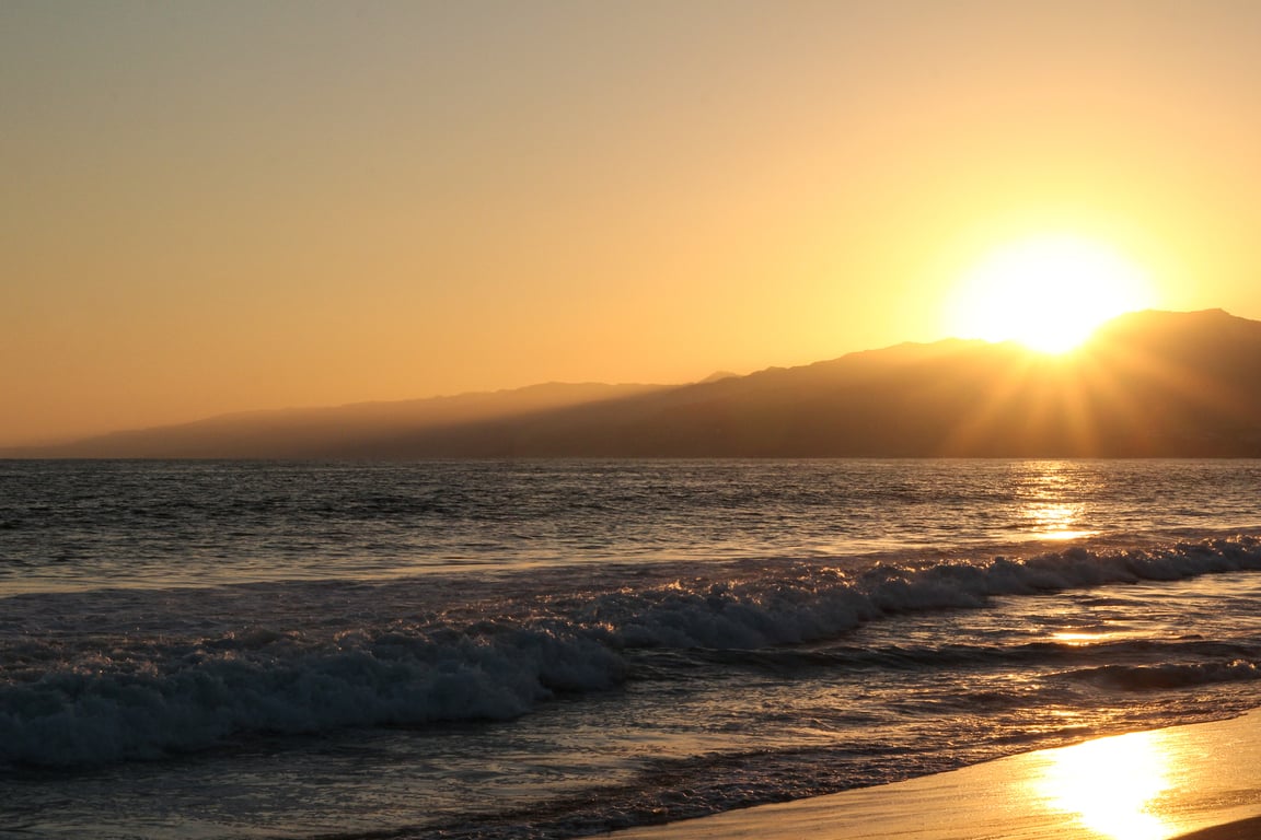 Santa Monica Beach sunset