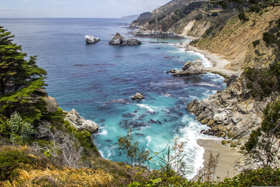 Big Sur California cliffs