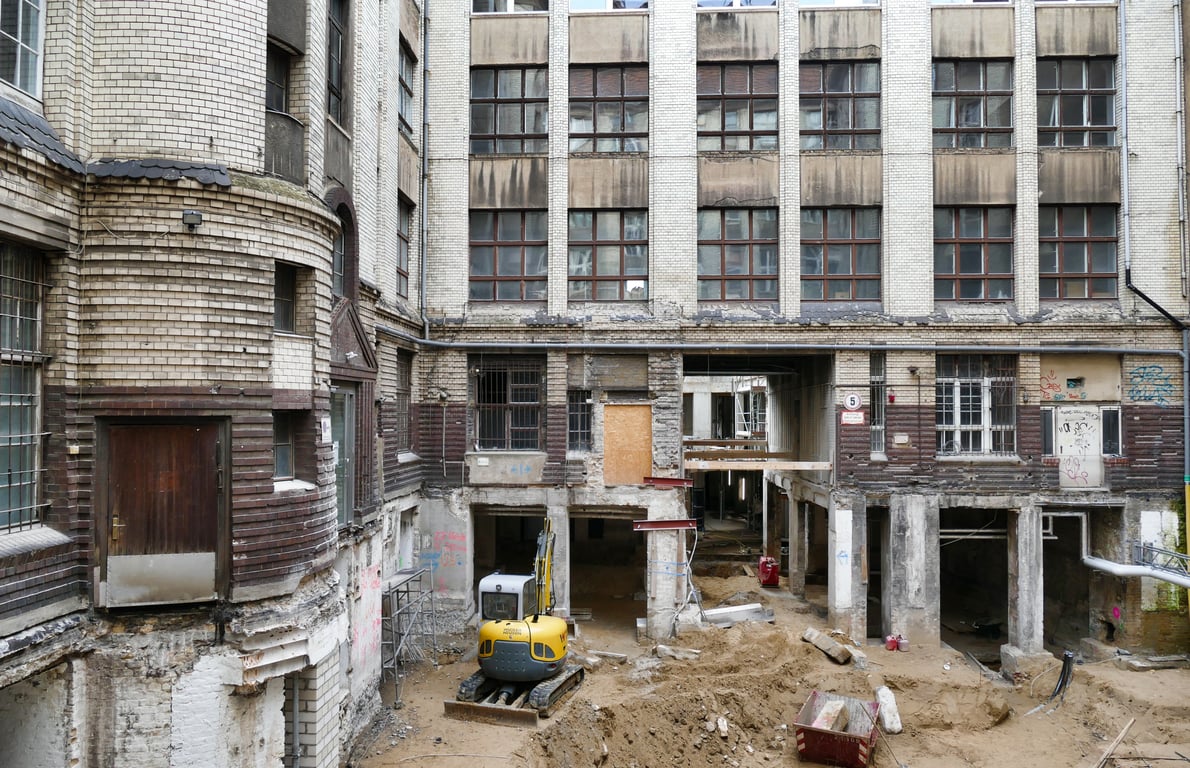 commercial renovation construction site