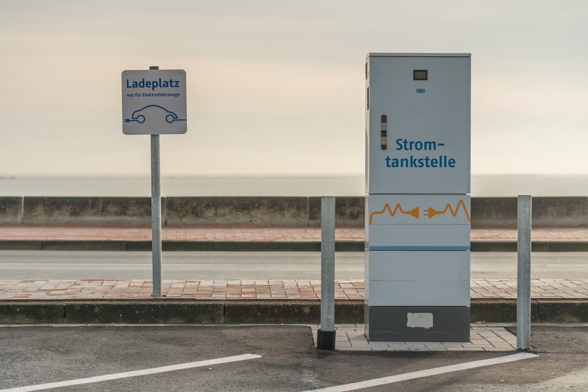 electric car charging station