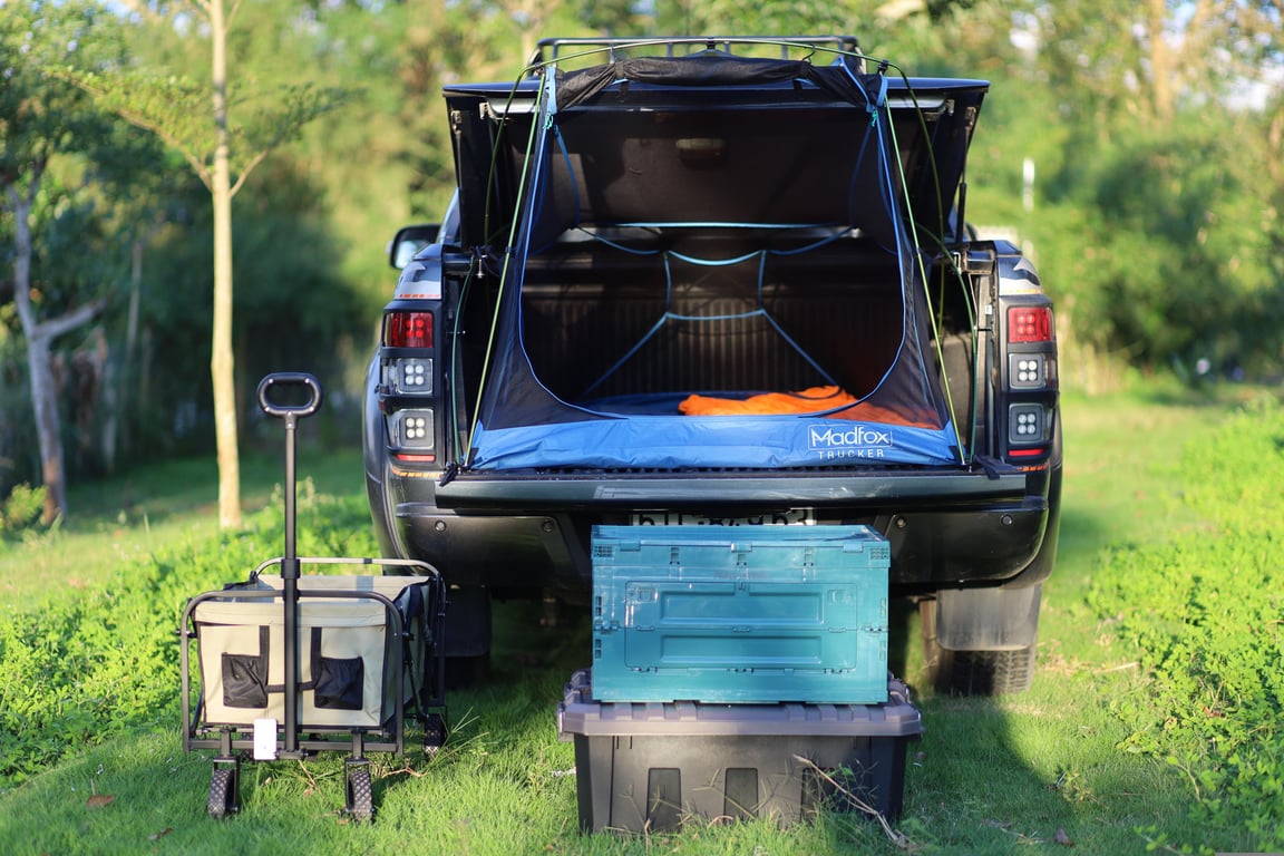 Ford F-150 towing travel trailer
