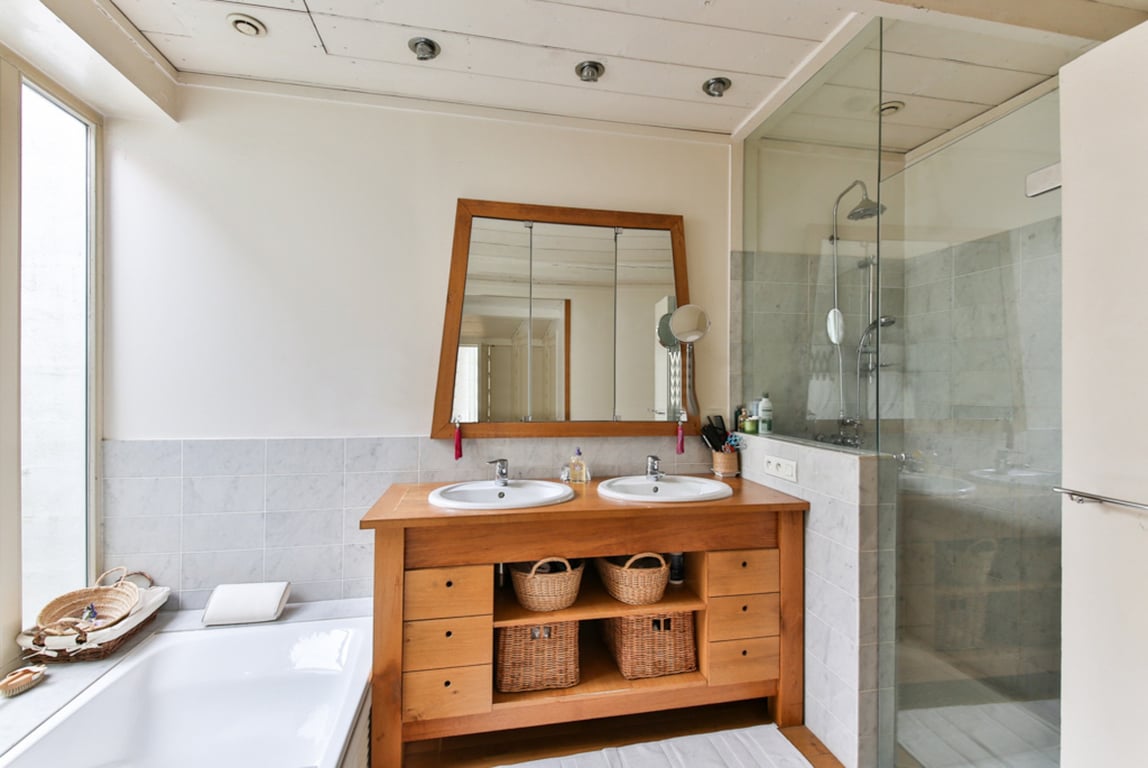 modern bathroom shower remodel