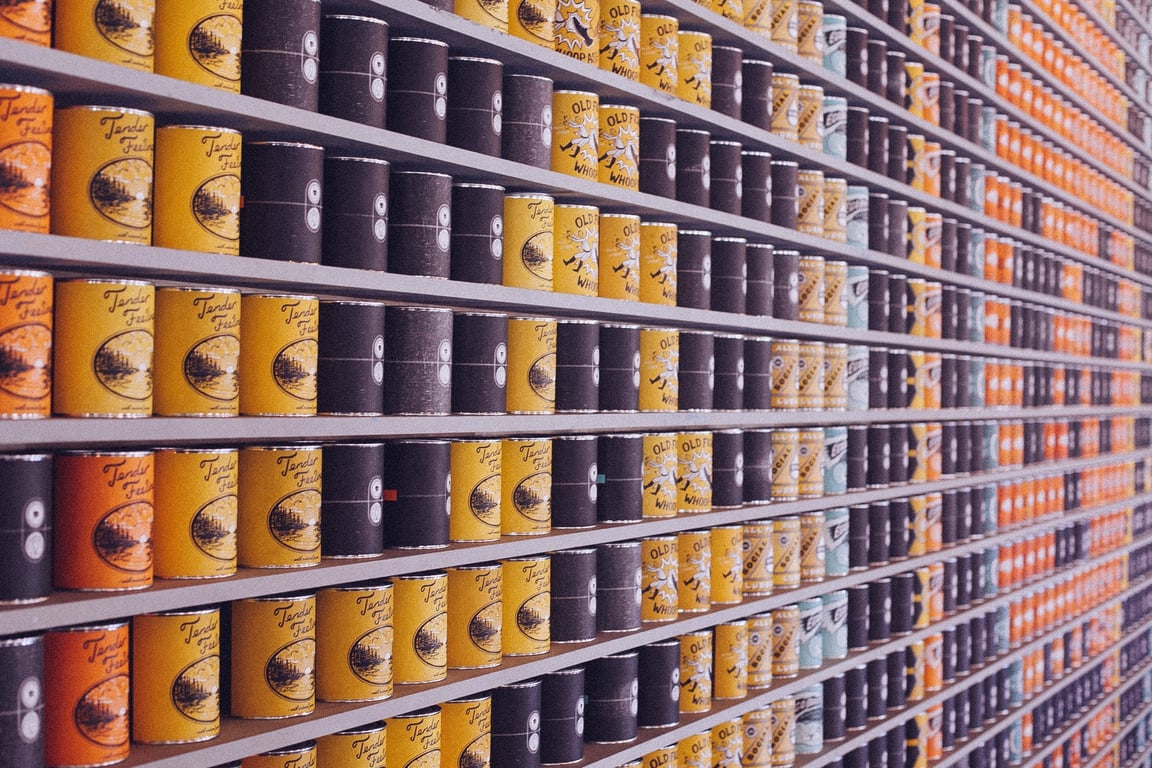warehouse aisle barcode labels