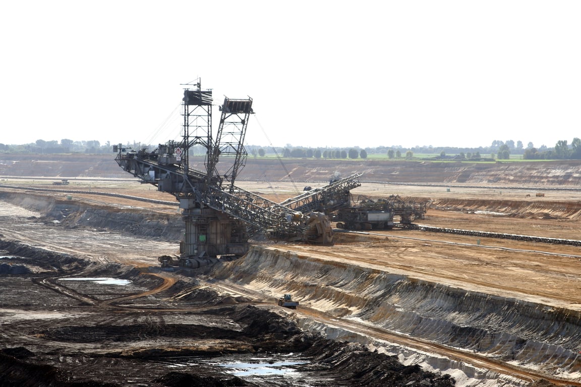 bucket-wheel excavator
