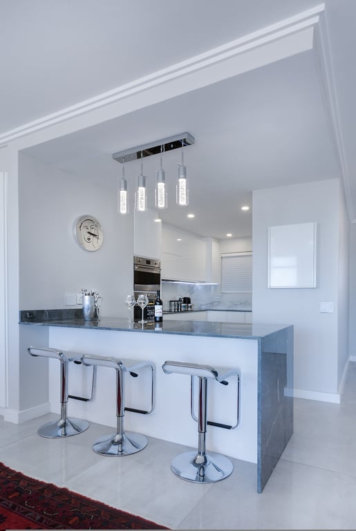 deep cleaned kitchen