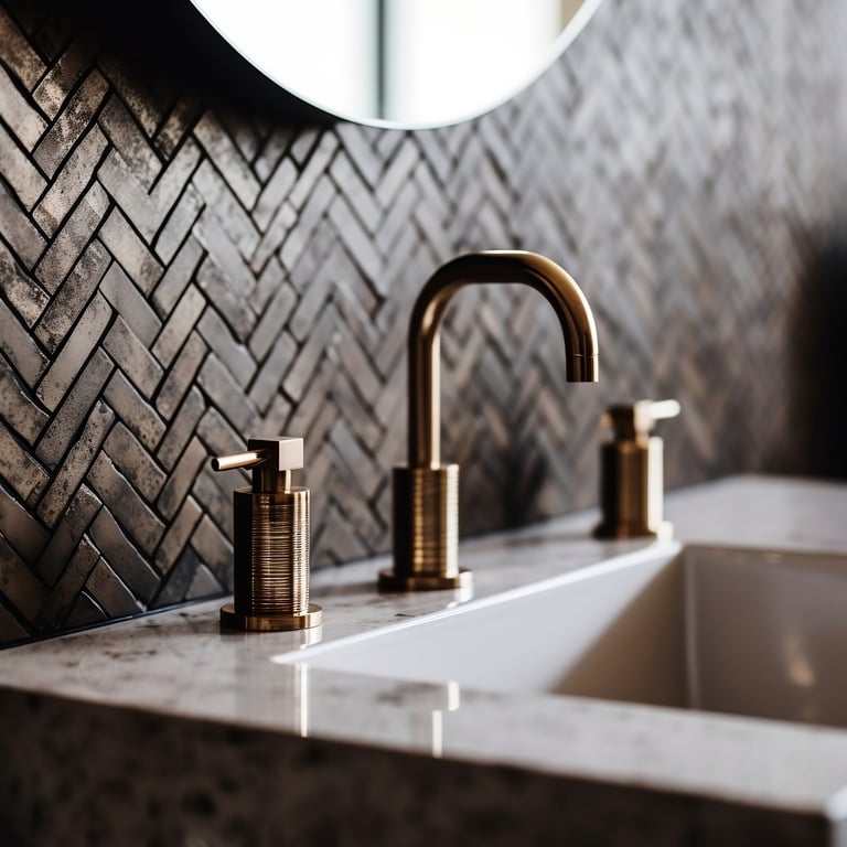 under sink P-trap plumbing