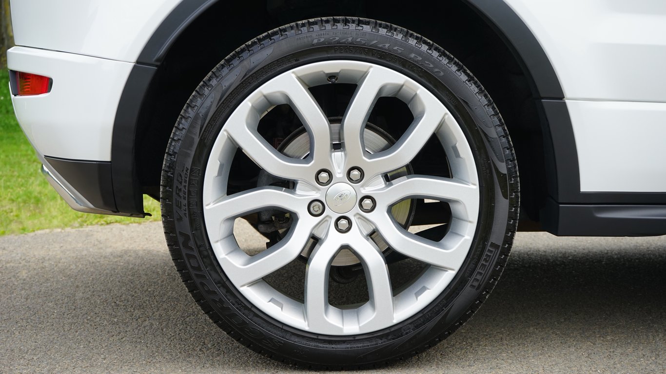 car tire sidewall