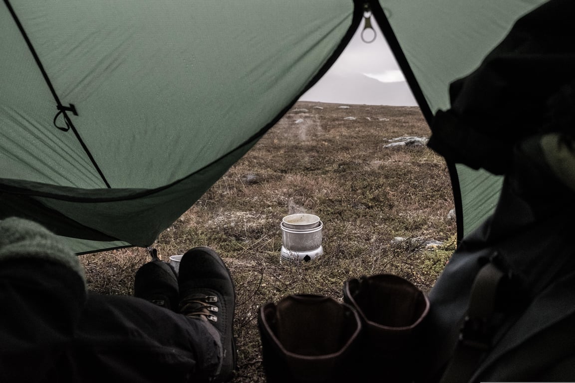 travel trailer campsite