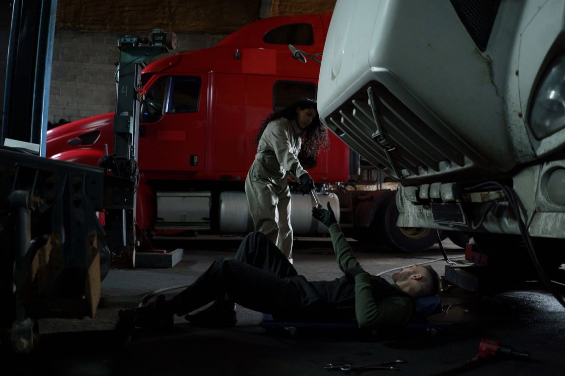 semi truck roadside repair