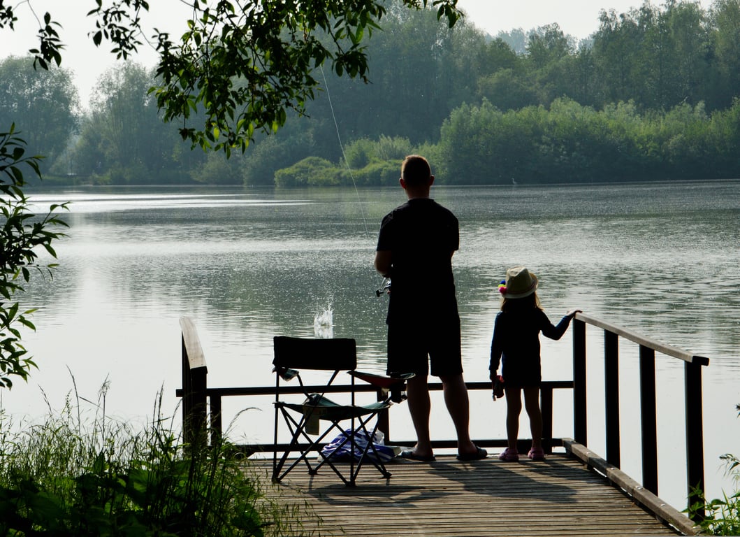 fly fishing pond