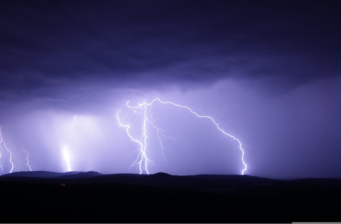 RV campground electrical hookup
