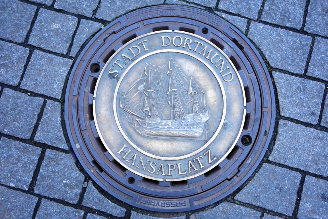 blocked outdoor drain gully