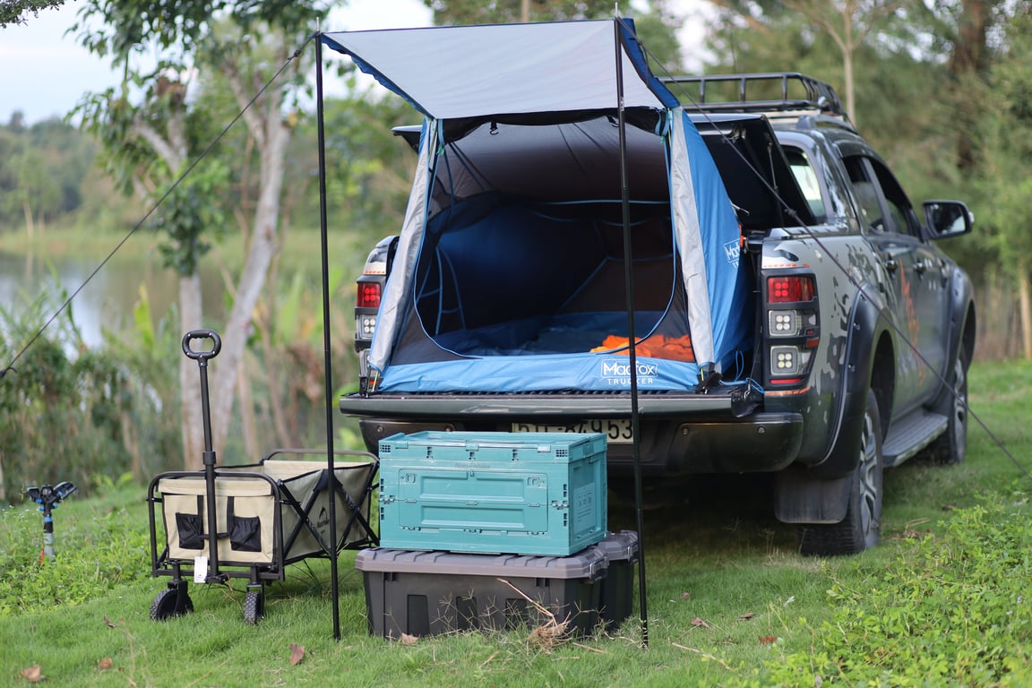 Ford F-150 towing travel trailer