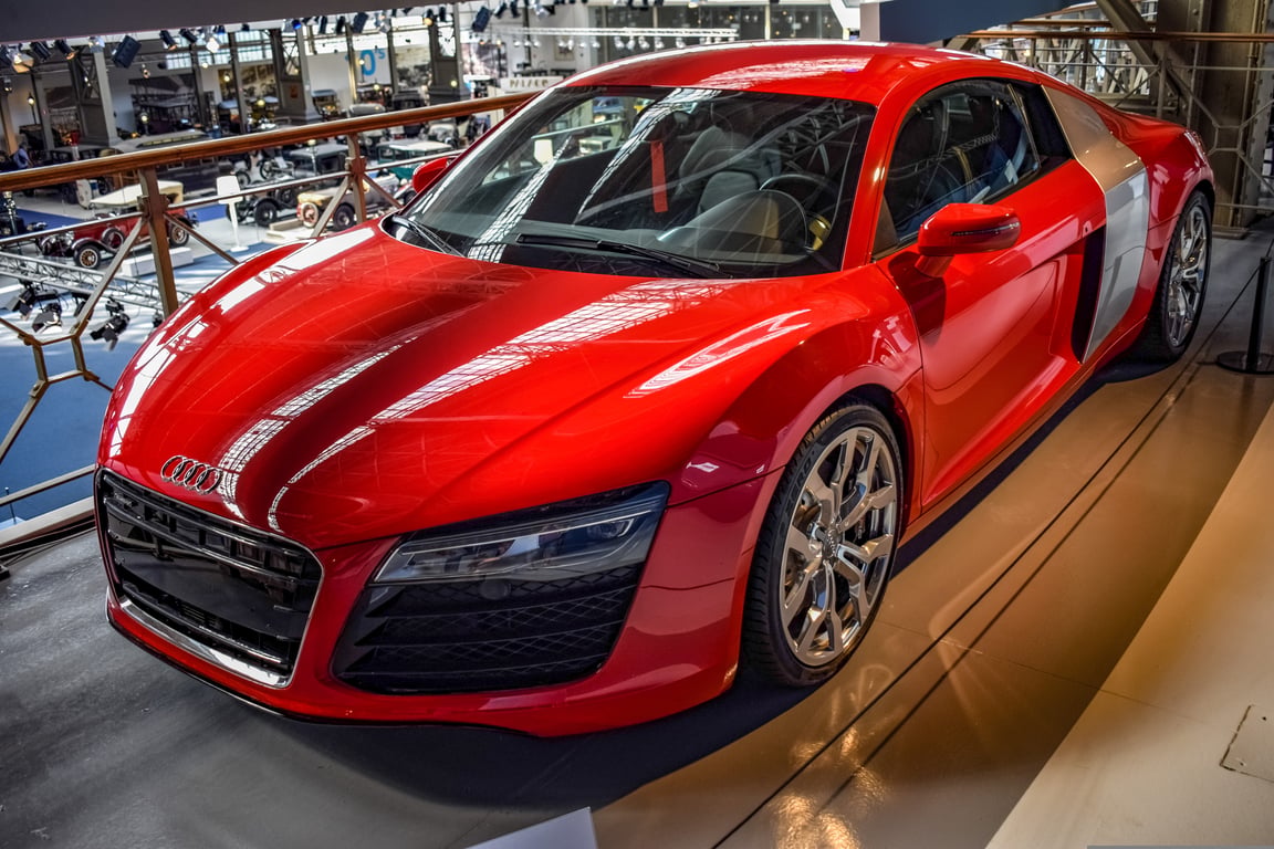 Audi dealership showroom