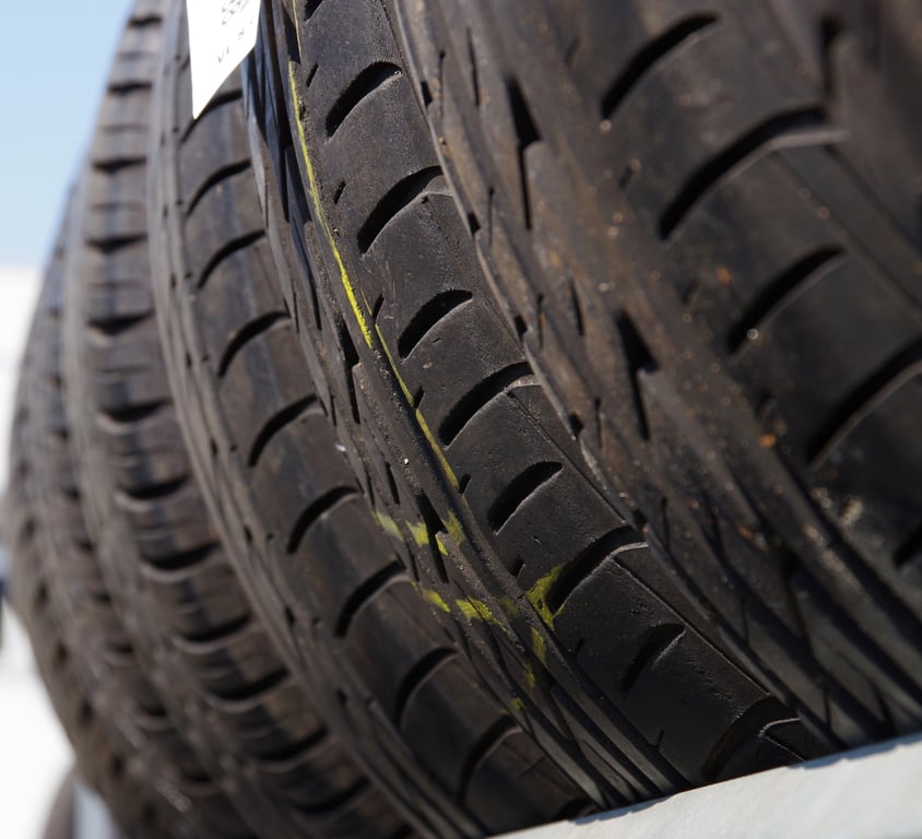 car tire sidewall