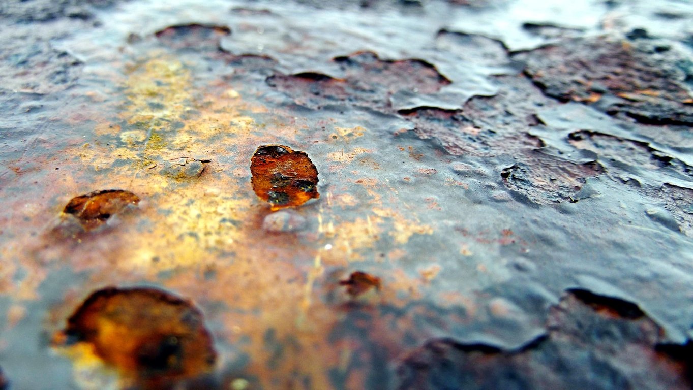 corroded brake line