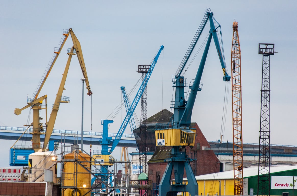 industrial warehouse loading docks