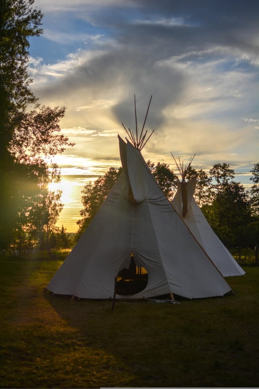 family camping tent
