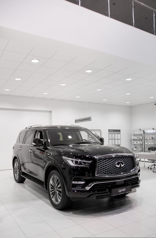 car dealership showroom
