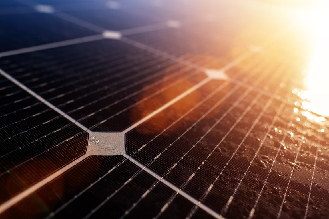 monocrystalline solar panels rooftop