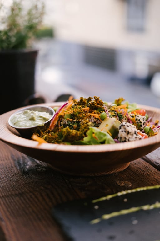 elderly woman healthy meal