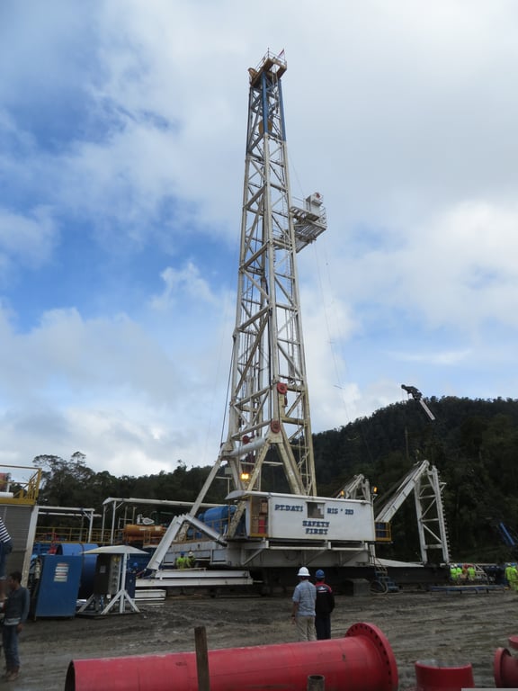 geothermal borehole drilling