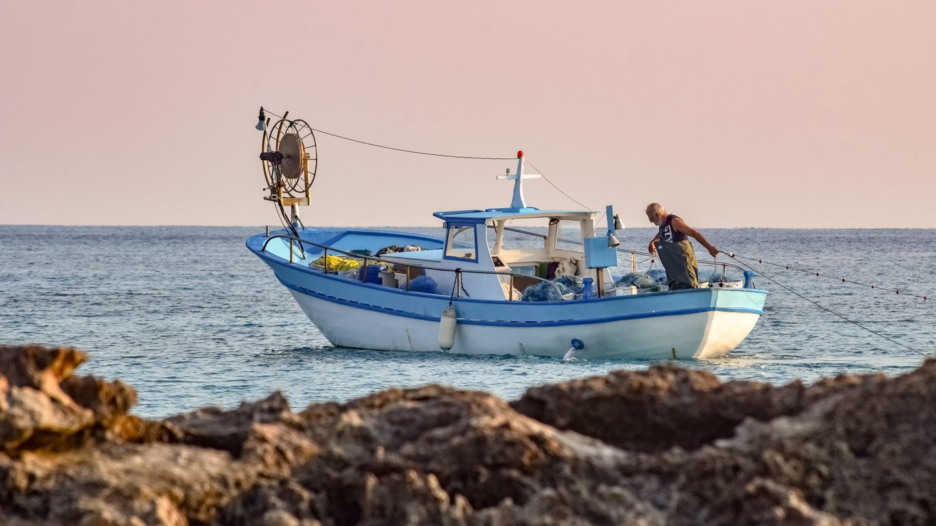 offshore fishing boat