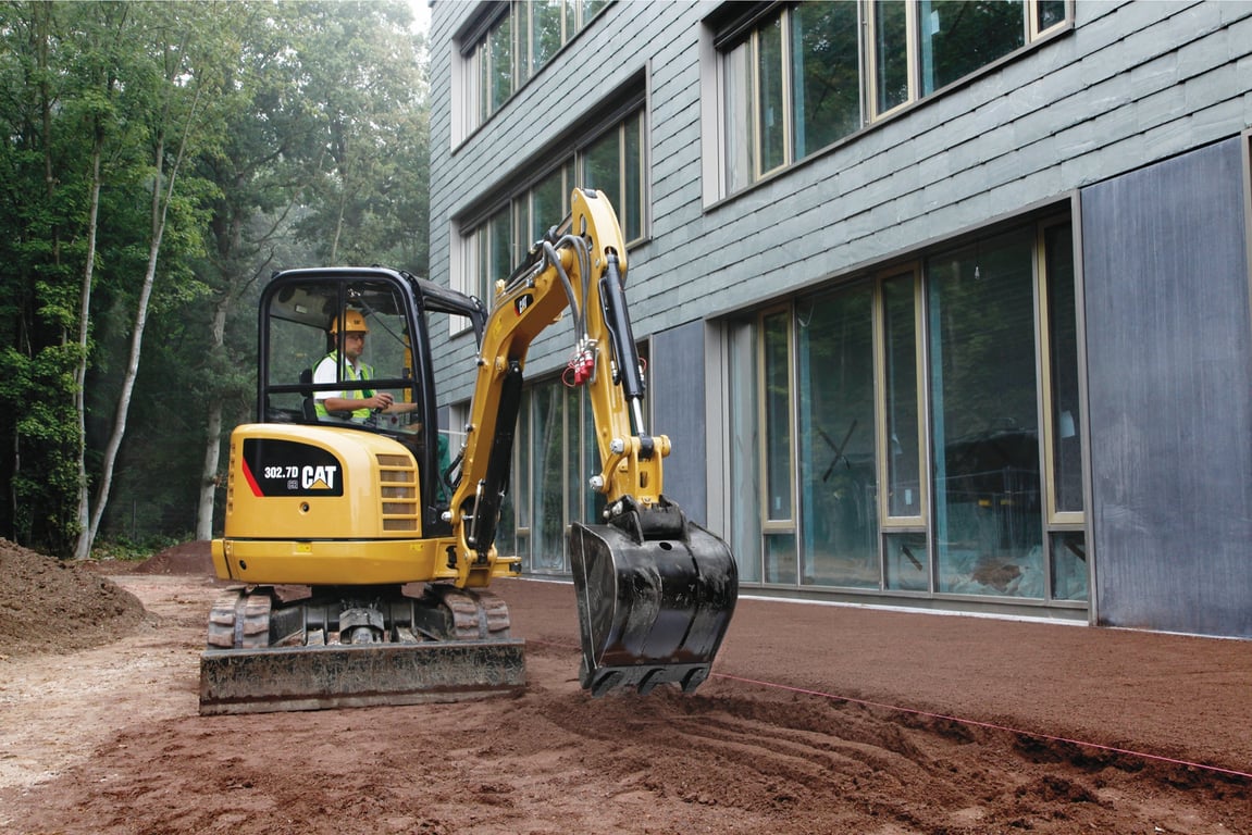 Cat mini excavator