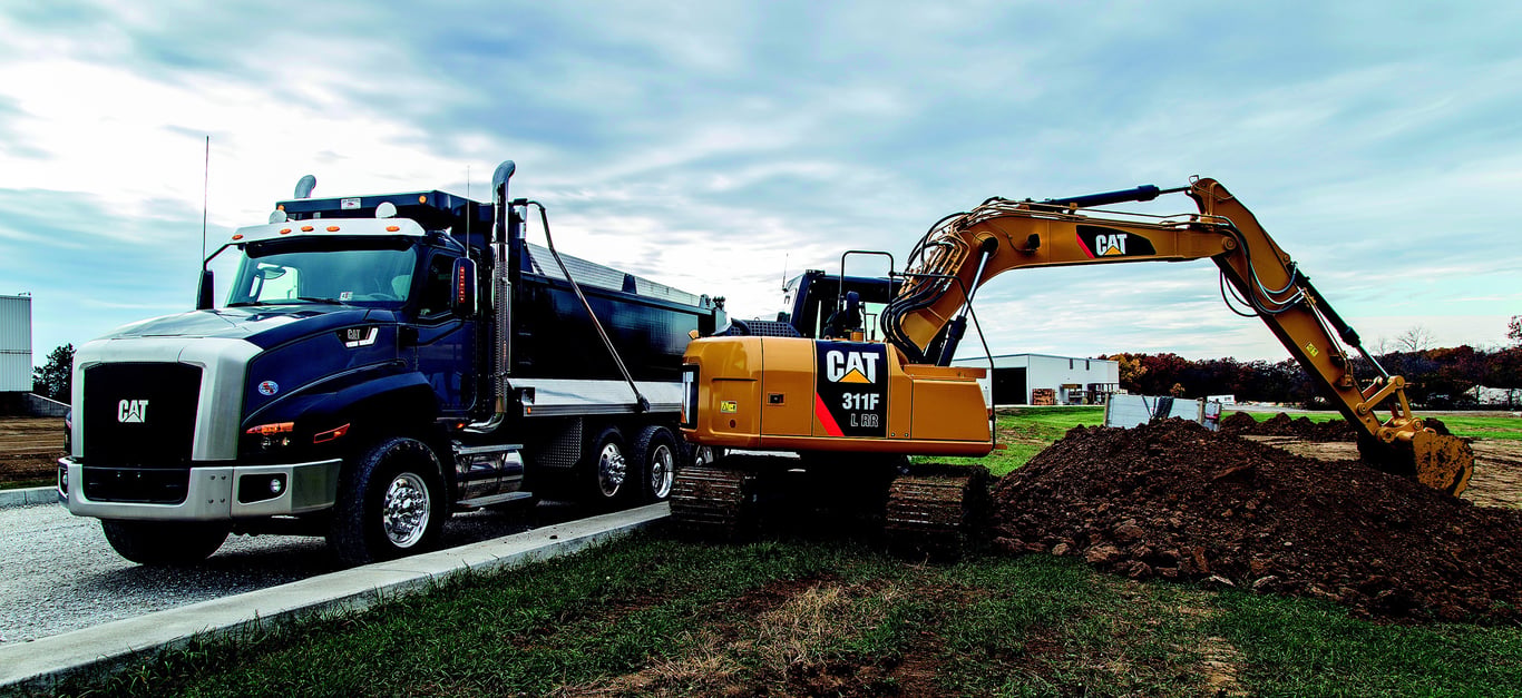 Caterpillar excavator