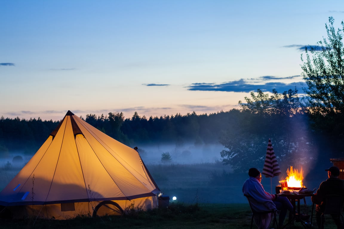 Under Canvas Zion glamping tents