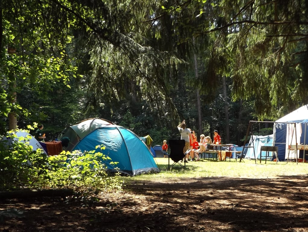 RV campground hookup site
