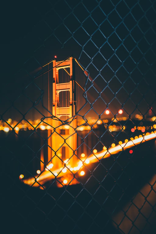 Sausalito Golden Gate Bridge view