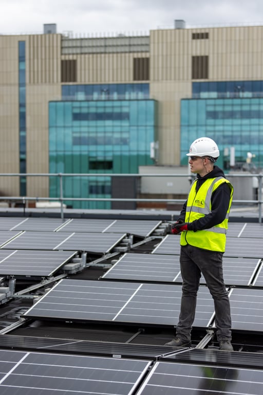 residential solar panel installation