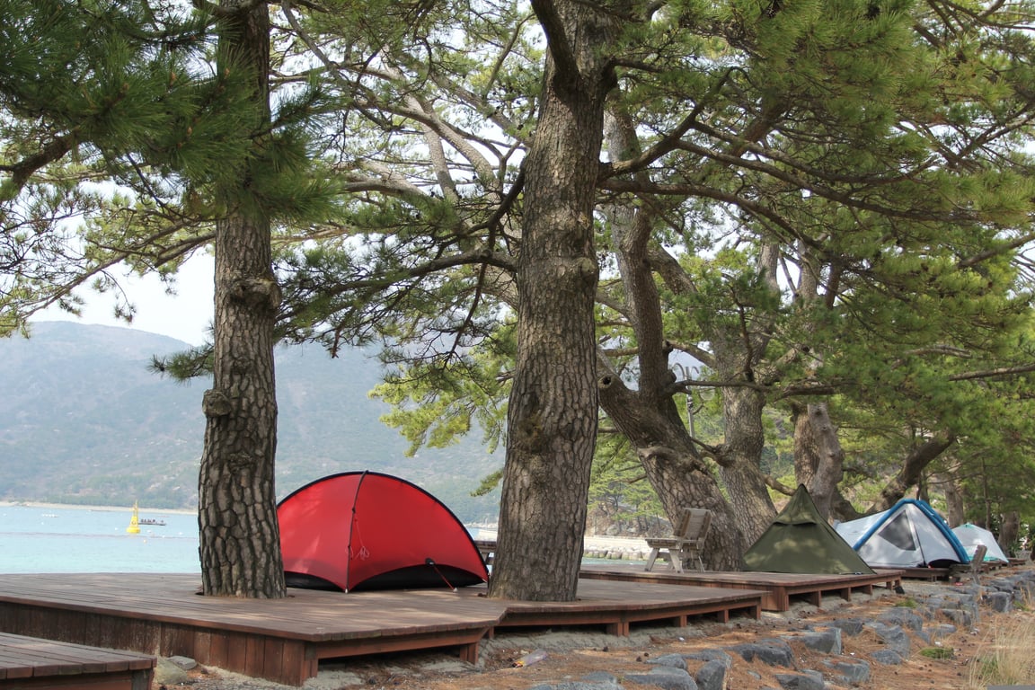 beach camping tent