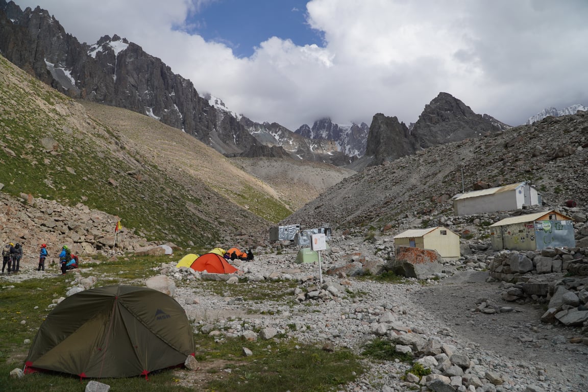 travel trailer campsite