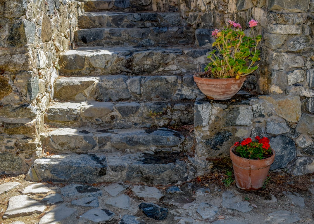 stone patio installation