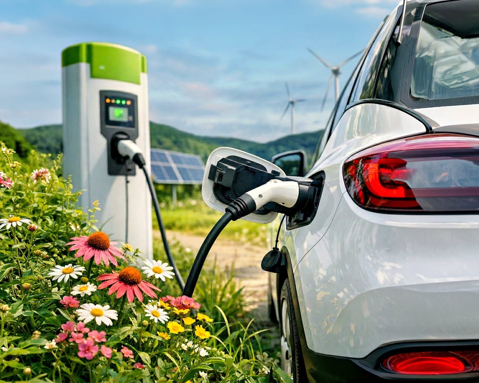 electric car charging station