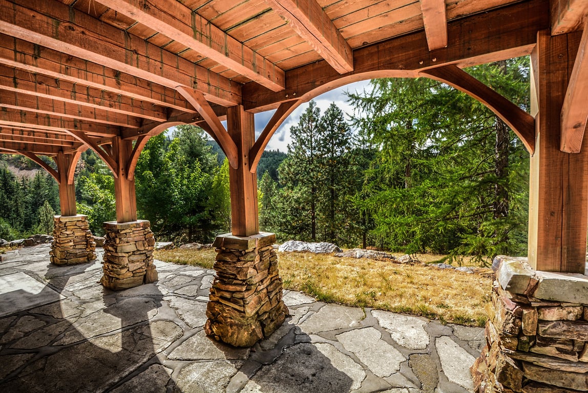 stone patio construction