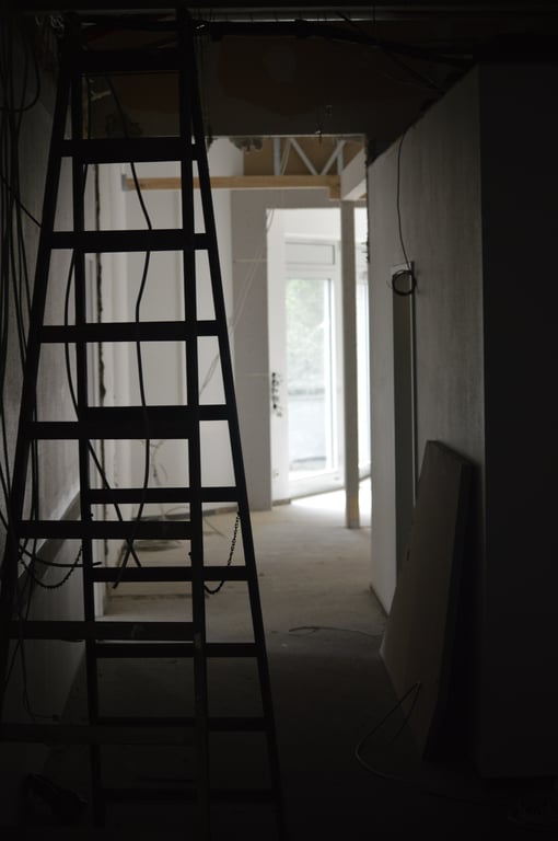 home renovation construction site