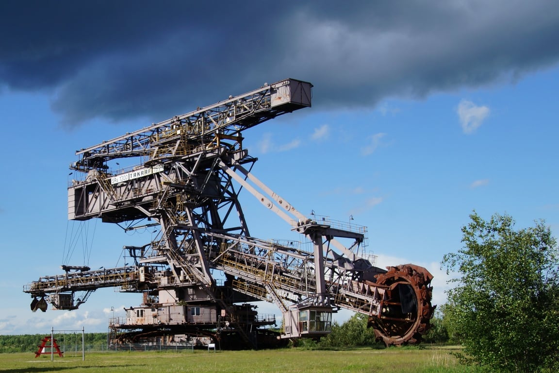 bucket-wheel excavator