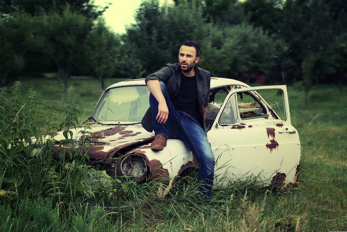 car towing trailer