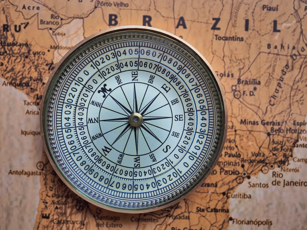 map grid and compass