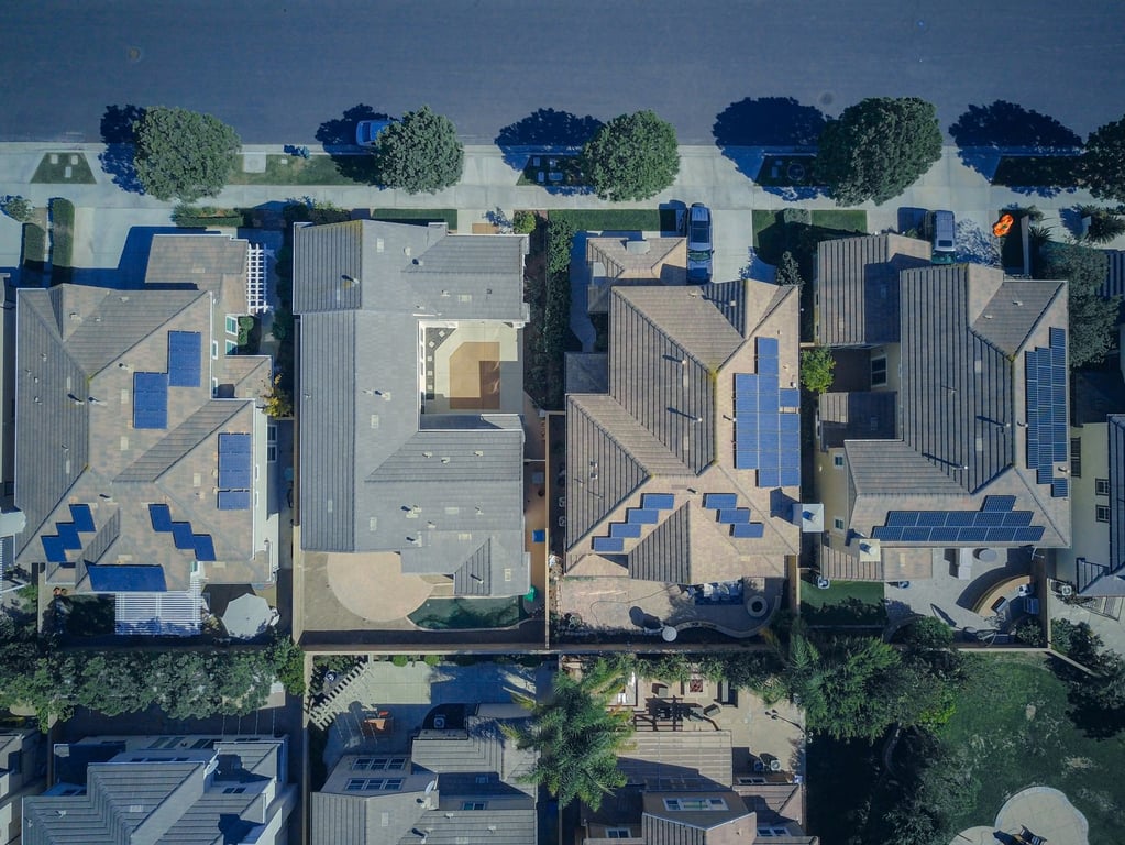 residential rooftop solar panels