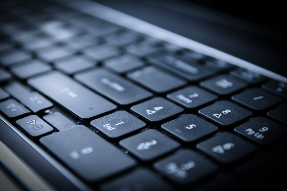 IT support technician at computer
