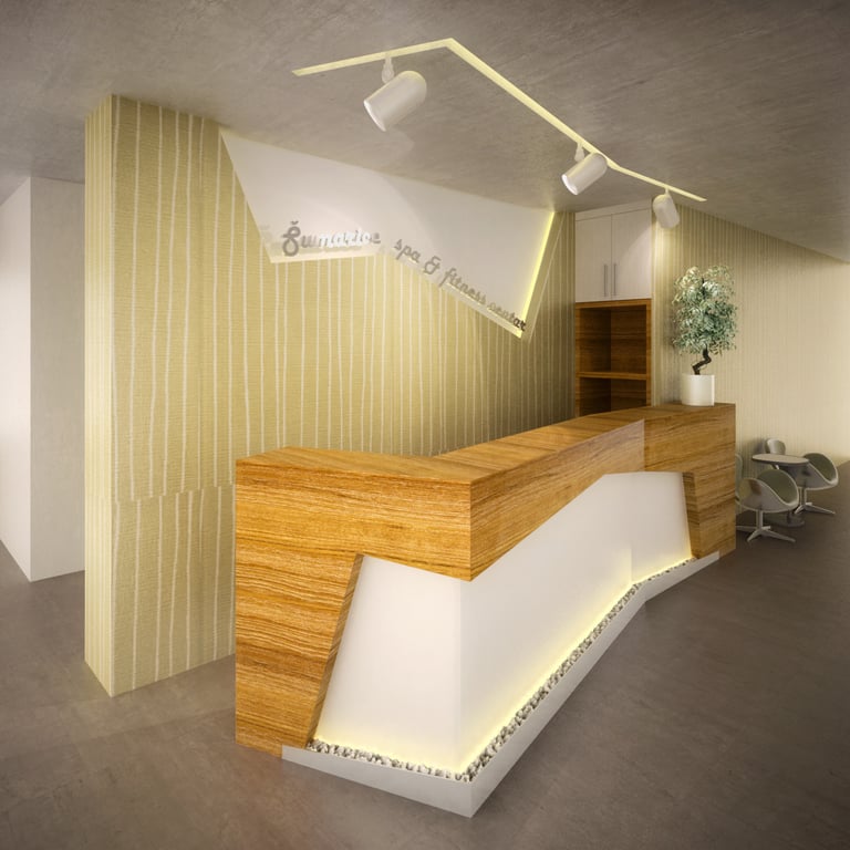 hospital reception desk
