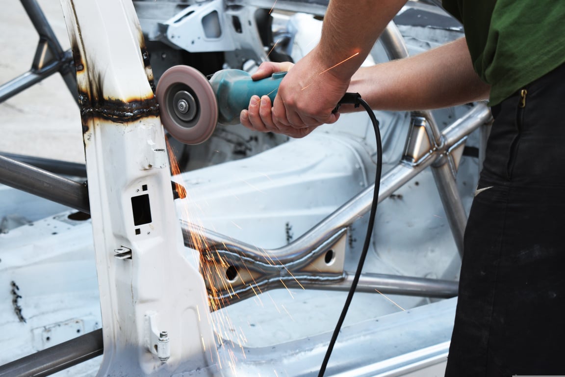 garage floor diamond grinding