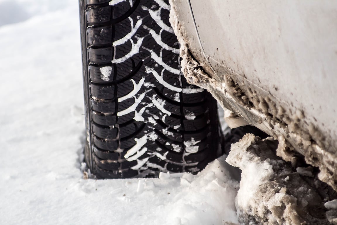car tire snow chains