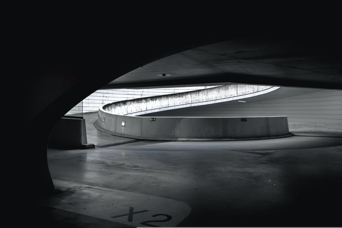 city parking garage