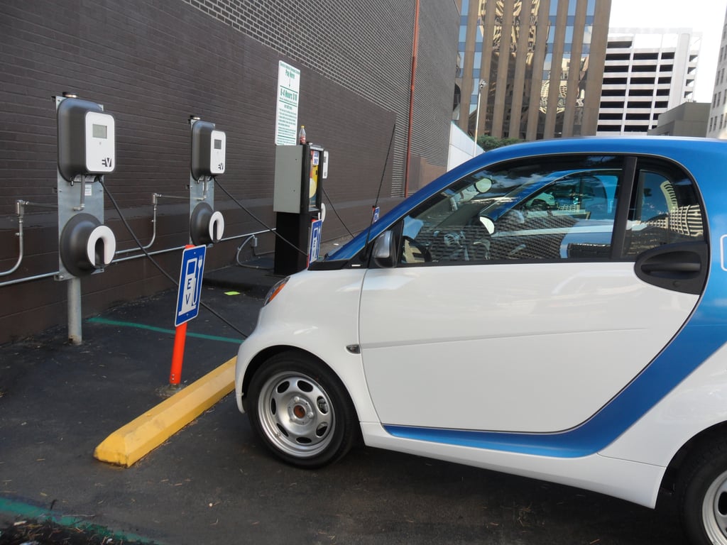 small electric car charging